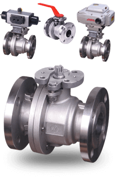 ANSI flange ball valve with fugitive emission containment unit
