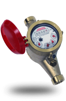 WM-NLCH Series Lead Free Brass hot water meters Lead Free Brass hot water meter